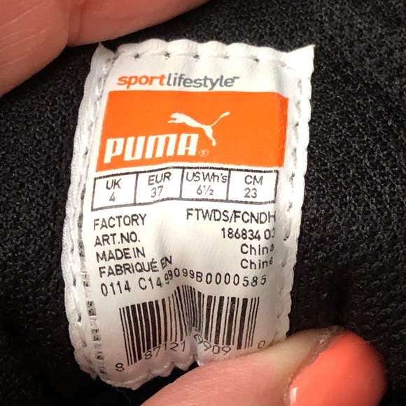 Puma Asha Lace Perforated Sneakers - W 6.5 - Picture 7 of 7